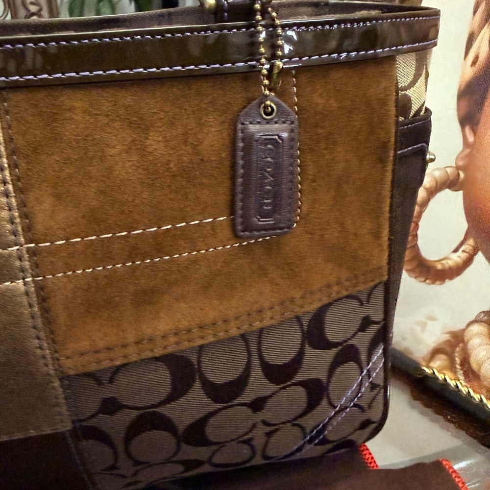 Coach patchwork Shoulder Bag NWT - image 8